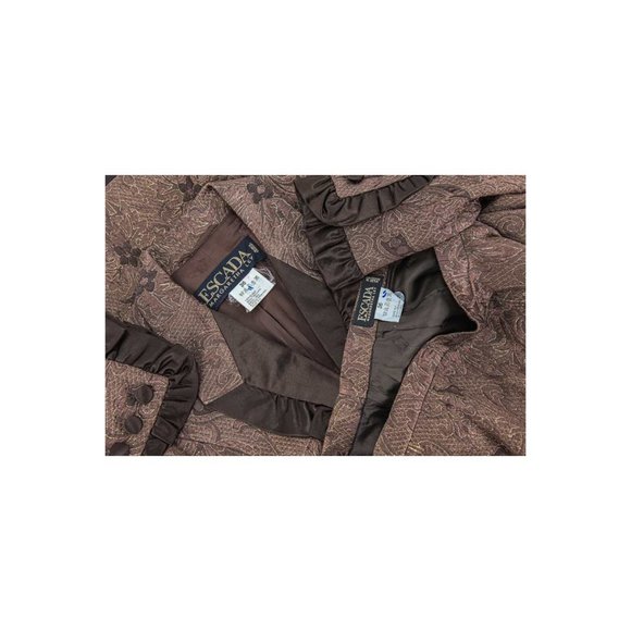 Escada by Margaretha Ley Blazers 36 Brown - Picture 5 of 5